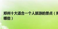 鄭州十大適合一個人旅游的景點(鄭州一個人游玩好去處有哪些)