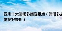 四川十大清明節旅游景點(清明節去四川哪里好玩四川踏青賞花好去處)