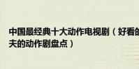 中國最經典十大動作電視劇(好看的功夫武打電視劇有真功夫的動作劇盤點)