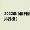 2022年中國日語專業最好的10所大學（全國日語專業大學排行榜）