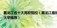 黑龍江省十大高職院校(黑龍江最好的職業學院黑龍江專科大學推薦)