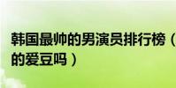 韓國最帥的男演員排行榜(十大最帥韓星有你的愛豆嗎)