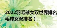 2022羽毛球女雙世界排名前十(最新世界羽毛球女雙排名)