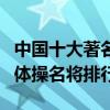 中國十大著名體操運動員（中國體操明星中國體操名將排行）