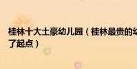 桂林十大土豪幼兒園(桂林最貴的幼兒園排行感覺直接跪在了起點)