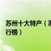 蘇州十大特產（蘇州10大最受歡迎的特產蘇州著名土特產排行榜）