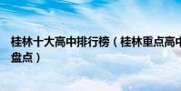 桂林十大高中排行榜(桂林重點高中有哪些桂林市高級中學盤點)