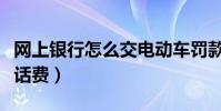 網上銀行怎么交電動車罰款(網上銀行怎么交話費)