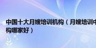 中國十大月嫂培訓機構(月嫂培訓中心排名月嫂培訓正規機構哪家好)