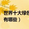 世界十大綠色蛇類（常見的綠色蛇綠色的蛇都有哪些）