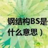 鋼結構BS是什么意思（鋼結構圖紙里的BS是什么意思）