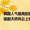 韓國人氣最高的愛情電視劇排行榜（韓國十大最經典愛情電視劇天橋風云上榜第三打破收視紀錄）