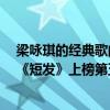 梁詠琪的經典歌曲短發歌詞（梁詠琪最經典的歌曲top10：《短發》上榜第五活力十足）