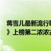 蔣雪兒最新流行歌曲（蔣雪兒超好聽歌曲top10：《落了白》上榜第二濃濃古風氣息）