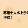 蘇州十大水上樂園（蘇州水上世界哪里好玩蘇州水上樂園排行榜）