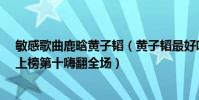 敏感歌曲鹿晗黃子韜(黃子韜最好聽歌曲top10:《敏感》上榜第十嗨翻全場)