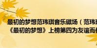 最初的夢想范瑋琪音樂磁場(范瑋琪最好聽的歌曲top10:《最初的夢想》上榜第四為友誼而作)