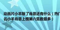動畫片小羊除了肖恩還有什么(熱門兒童動畫片排行榜前十名小羊肖恩上榜第六集數最多)