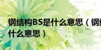 鋼結構BS是什么意思(鋼結構圖紙里的BS是什么意思)
