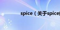 spice(關于spice的介紹)