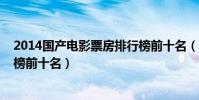 2014國產電影票房排行榜前十名(2014國產電影票房排行榜前十名)