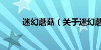 迷幻蘑菇(關于迷幻蘑菇的介紹)