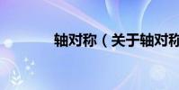 軸對稱(關于軸對稱的介紹)