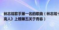 林志炫歌手第一名的歌曲(林志炫十大經典歌曲排行榜:《離人》上榜第五關于青春)