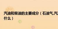 汽油和柴油的主要成分(石油氣,汽油,煤油,柴油的成分都是什么)