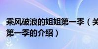 乘風破浪的姐姐第一季(關于乘風破浪的姐姐第一季的介紹)