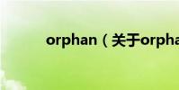 orphan(關于orphan的介紹)