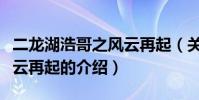 二龍湖浩哥之風云再起(關于二龍湖浩哥之風云再起的介紹)