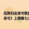 花粥歸去來兮歌曲歌詞（花粥最好聽的歌曲top10：《歸去來兮》上榜第七火爆全網）