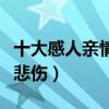 十大感人親情歌曲（催人淚下的親情歌曲聞者悲傷）