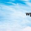wp（關于wp的介紹）