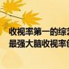 收視率第一的綜藝（2017年4月1日綜藝節目收視率排行榜,最強大腦收視率創新高）