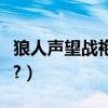 狼人聲望戰袍在哪里（狼人的聲望戰袍在哪買?）