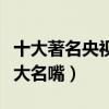 十大著名央視主持人（央視十佳主持人央視十大名嘴）