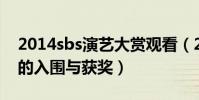 2014sbs演藝大賞觀看(2014SBS演技大賞的入圍與獲獎)