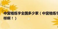 中宮格練字全國多少家(中宮格練字的品牌歷史發展的怎么樣啊!)
