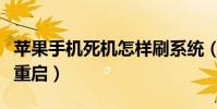 蘋果手機死機怎樣刷系統(蘋果手機死機怎么重啟)