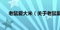 老鼠愛大米(關于老鼠愛大米的介紹)