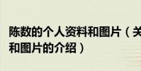 陳數的個人資料和圖片(關于陳數的個人資料和圖片的介紹)