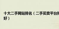 十大二手網站排名(二手買賣平臺排行榜二手交易平臺哪個好)