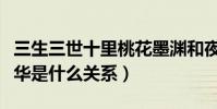 三生三世十里桃花墨淵和夜華關系(墨淵和夜華是什么關系)