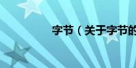 字節(關于字節的介紹)