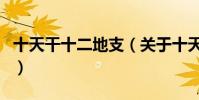 十天干十二地支(關于十天干十二地支的介紹)