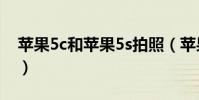 蘋果5c和蘋果5s拍照(蘋果5c和蘋果5s區別)