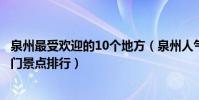泉州最受歡迎的10個地方(泉州人氣最高的旅游景點泉州熱門景點排行)