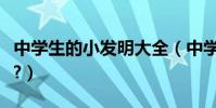中學生的小發明大全(中學生的小發明小制作?)